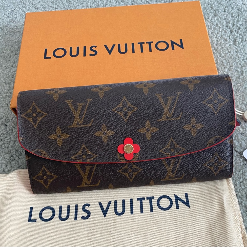 Discontinued Louis Vuitton Emilie Bloom Flower Wallet